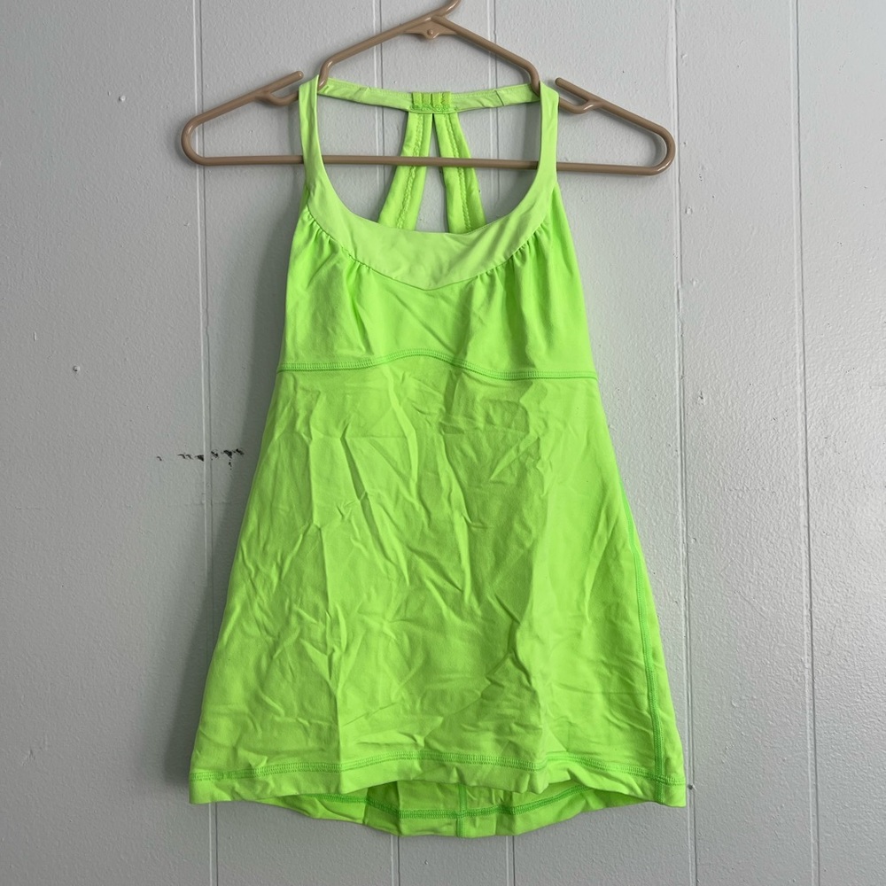 Neon Green/Yellow Lululemon Tank Top